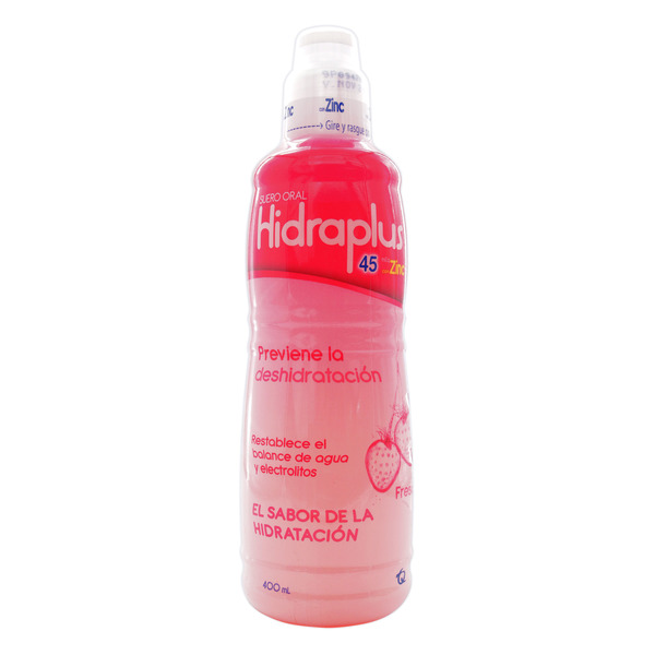HIDRAPLUS 45 C/ZINC FRESA FCO X 400 ML